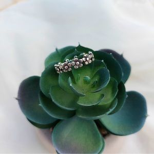 Flowers Ring Sterling Silver 925